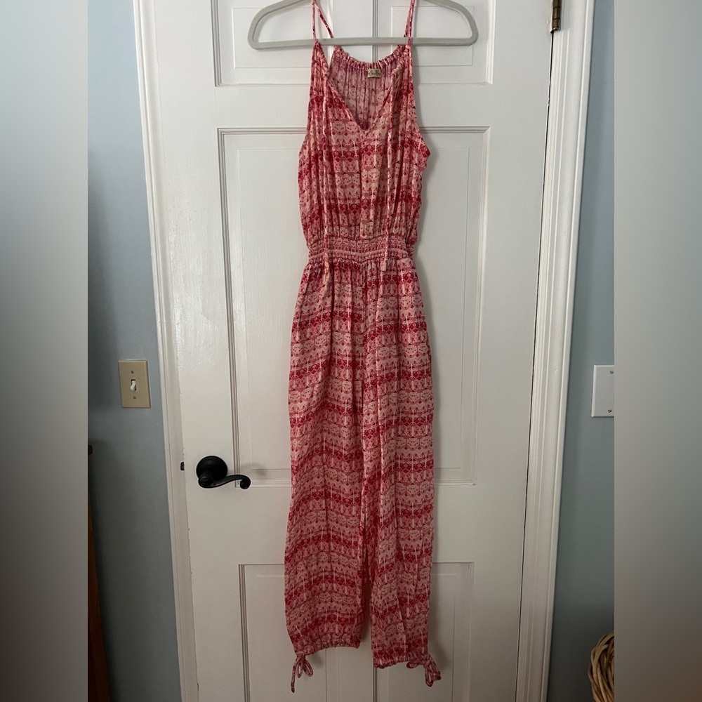 Vintage LoveShackFancy Sunset Multi Breezy Jumpsuit